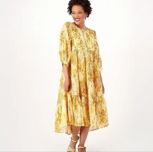 Destination 365 Tiered Midi Dress